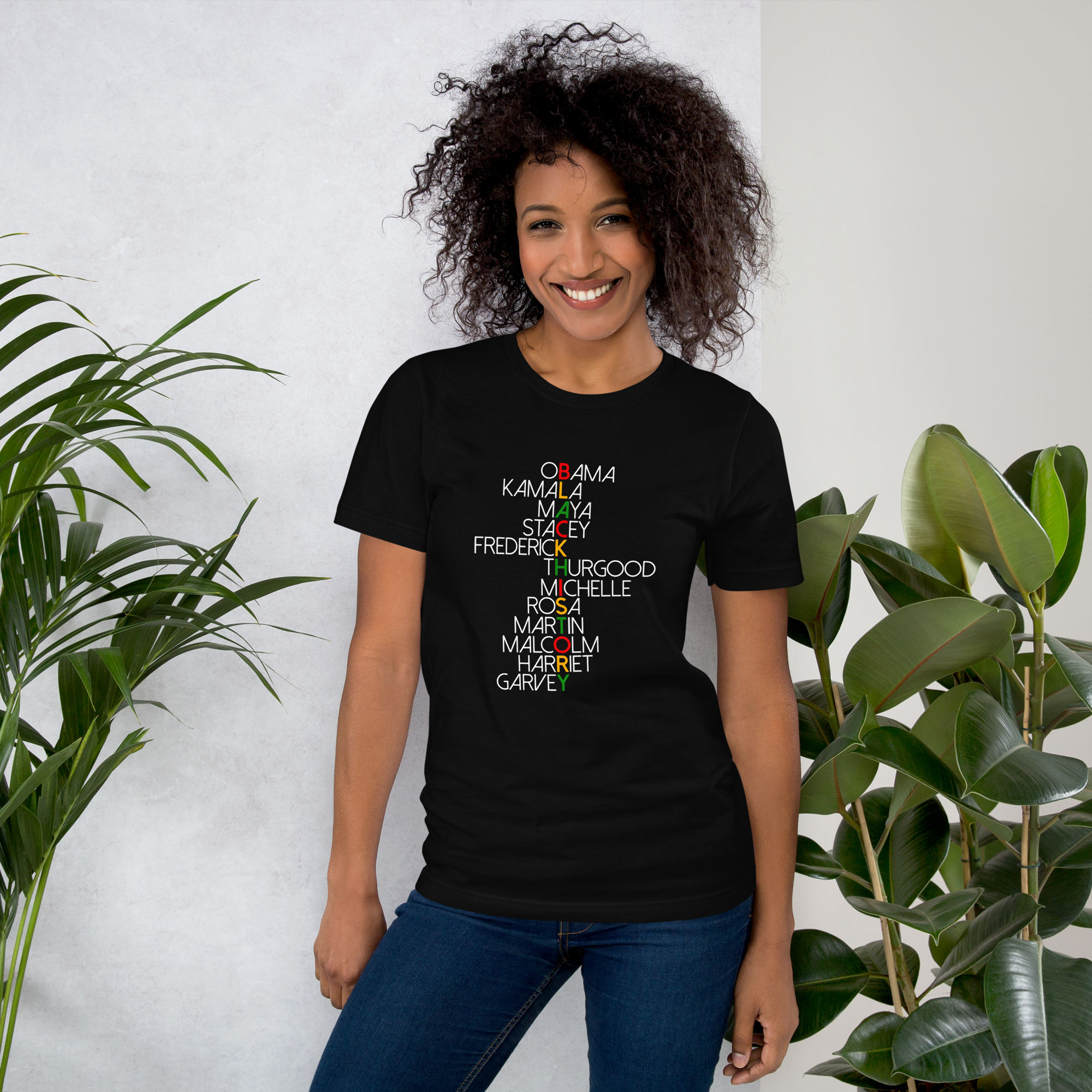 Black history names t-shirt (Unisex)