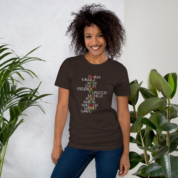 Black history names t-shirt (Unisex)