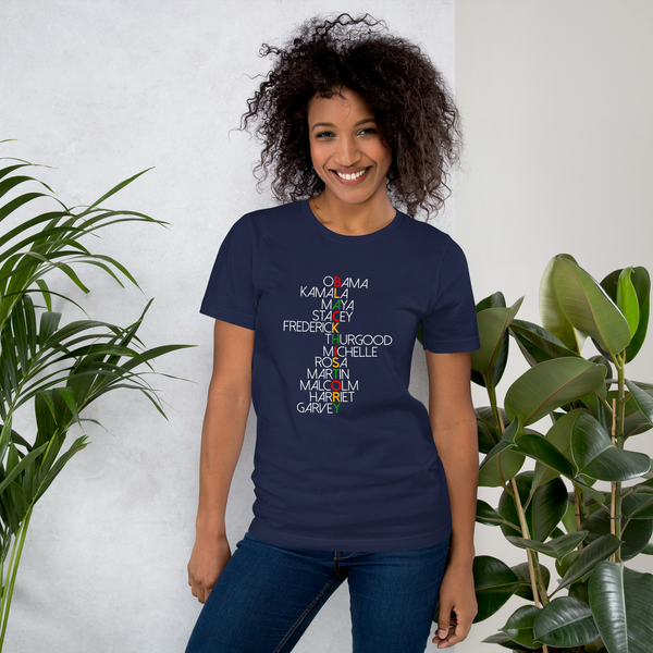 Black history names t-shirt (Unisex)